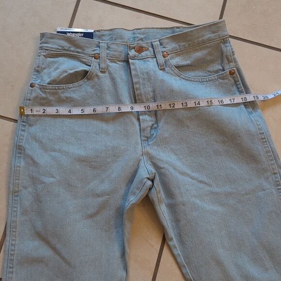 Lot Of 2 NWT Wrangler Original Cowboy Cut Jeans Natural Rise Light Blue Size 7 - Picture 9 of 12